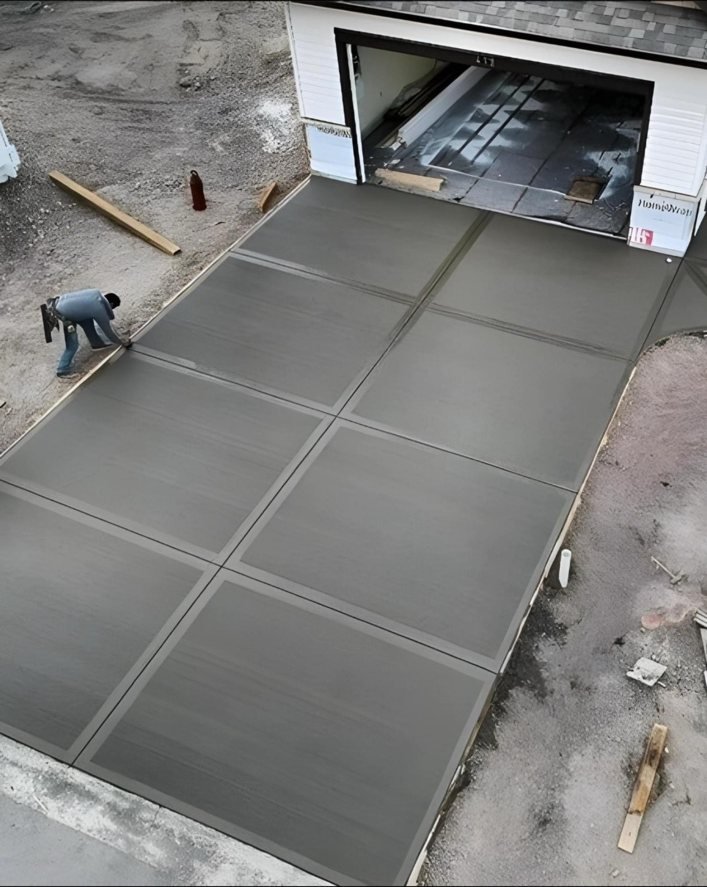 Fresh driveway