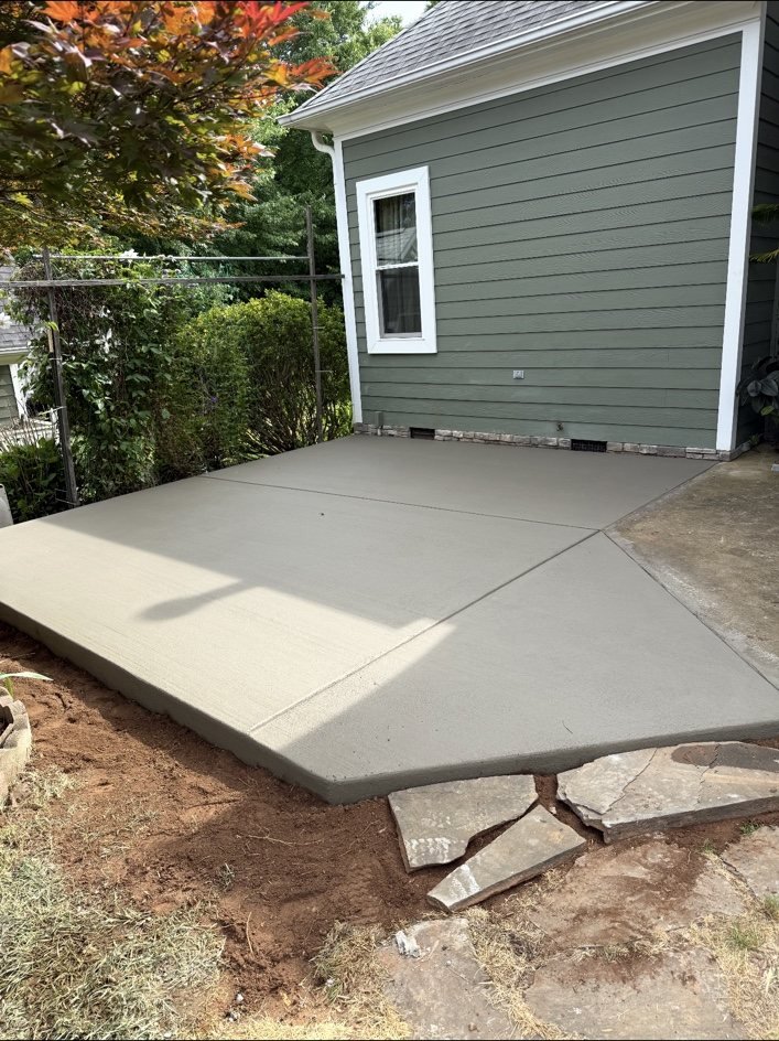 Backyard patio